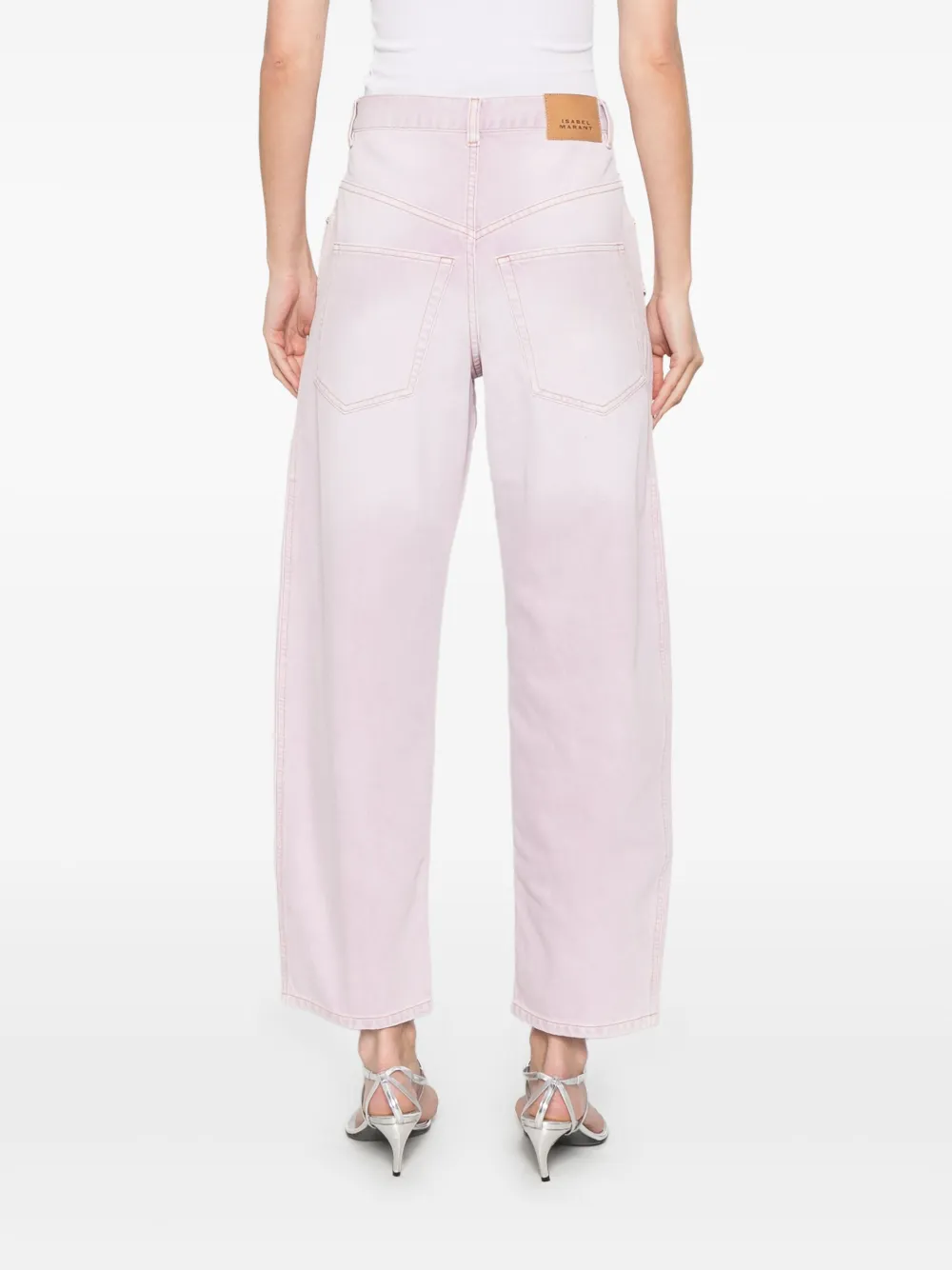 Isabel Marant Varga Jeans In Pink