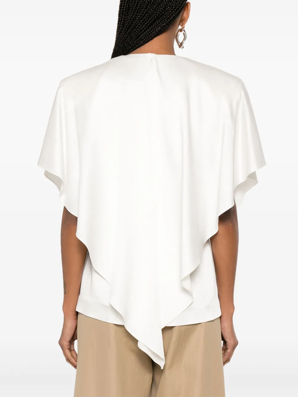 Stella McCartney Asymmetrische blouse Wit