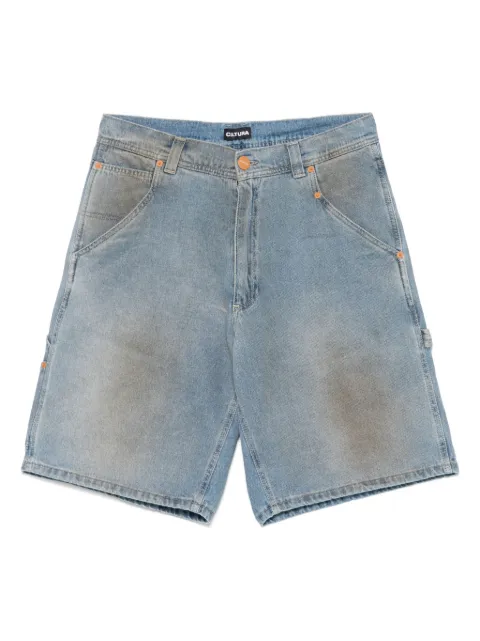 CULTURA logo-patch shorts