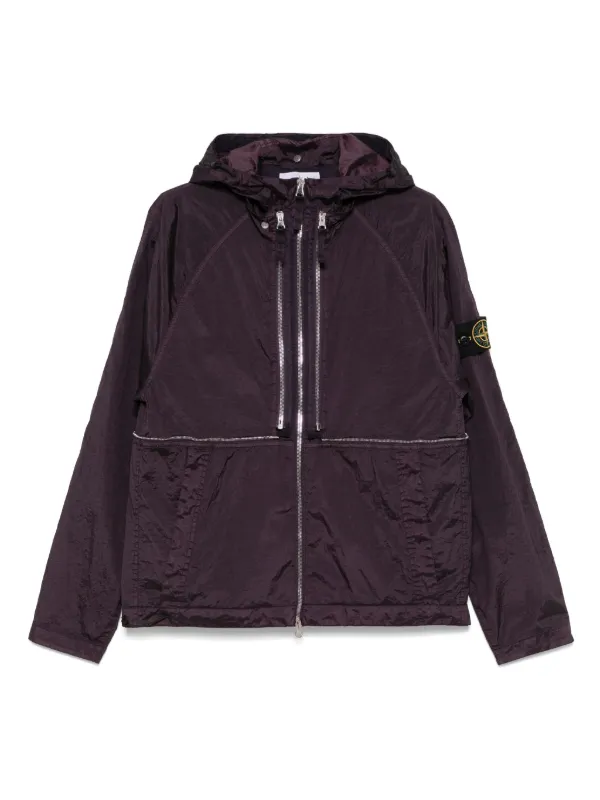 Stone Island コンパスバッジ ジャケット | パープル | FARFETCH JP