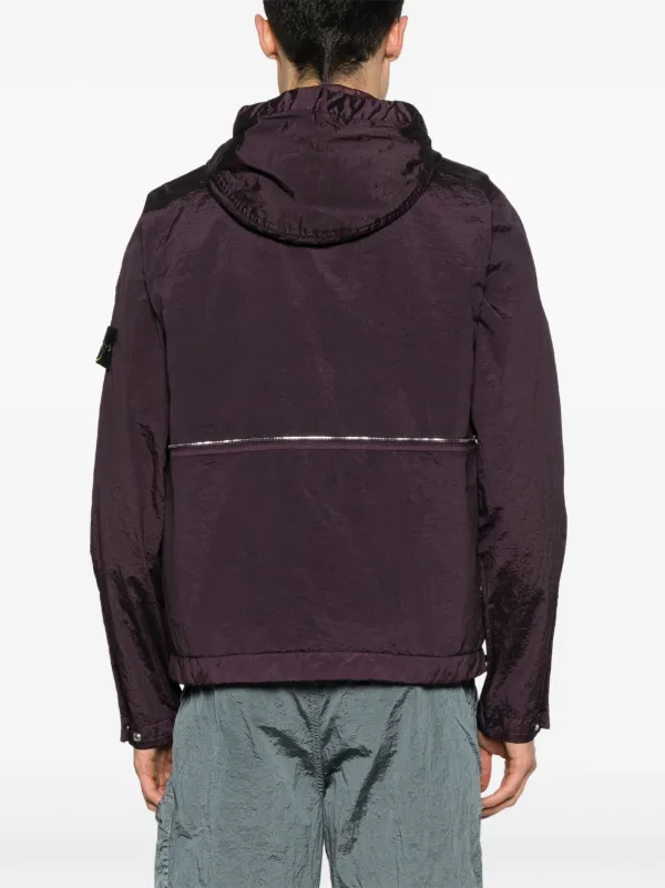 Stone Island コンパスバッジ ジャケット | パープル | FARFETCH JP