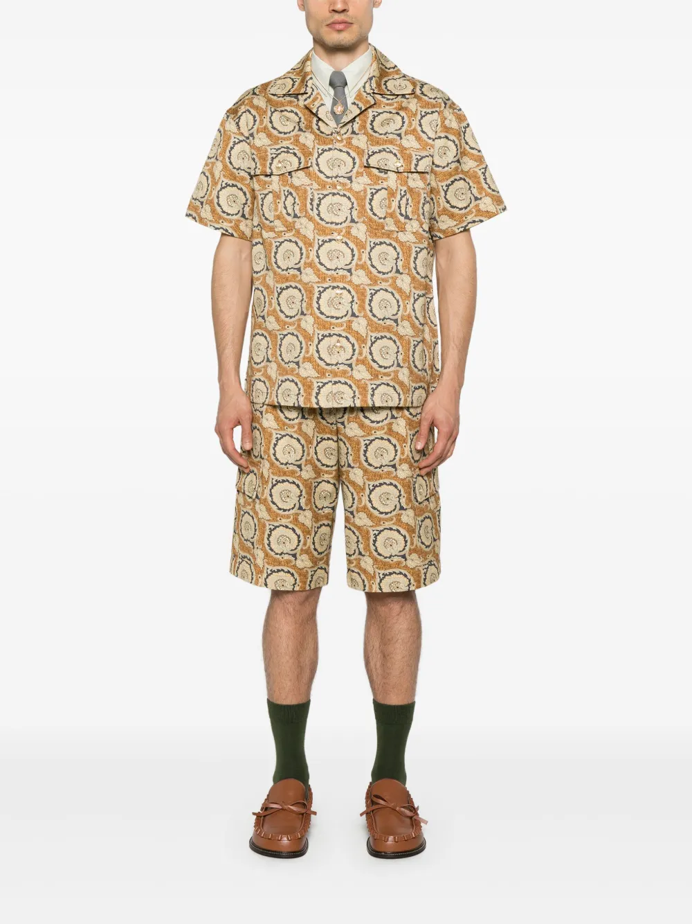 Drôle De Monsieur La Chemise Paisley shirt - Geel