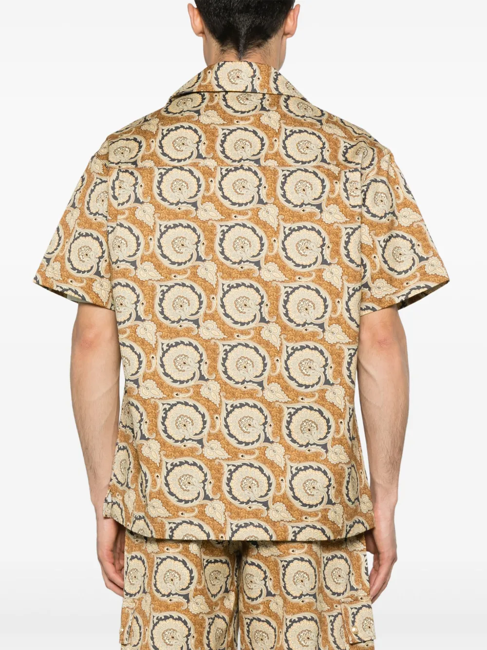 Drôle De Monsieur La Chemise Paisley overhemd Geel
