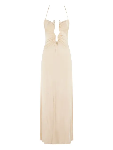 Erika Cavallini  vestido con aberturas