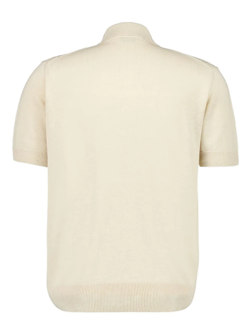 Piacenza Cashmere Kabelgebreid poloshirt - Beige