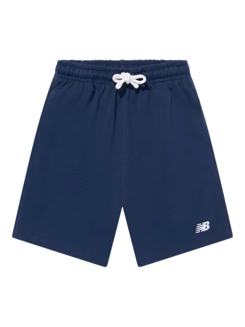 New Balance Kids logo-print shorts