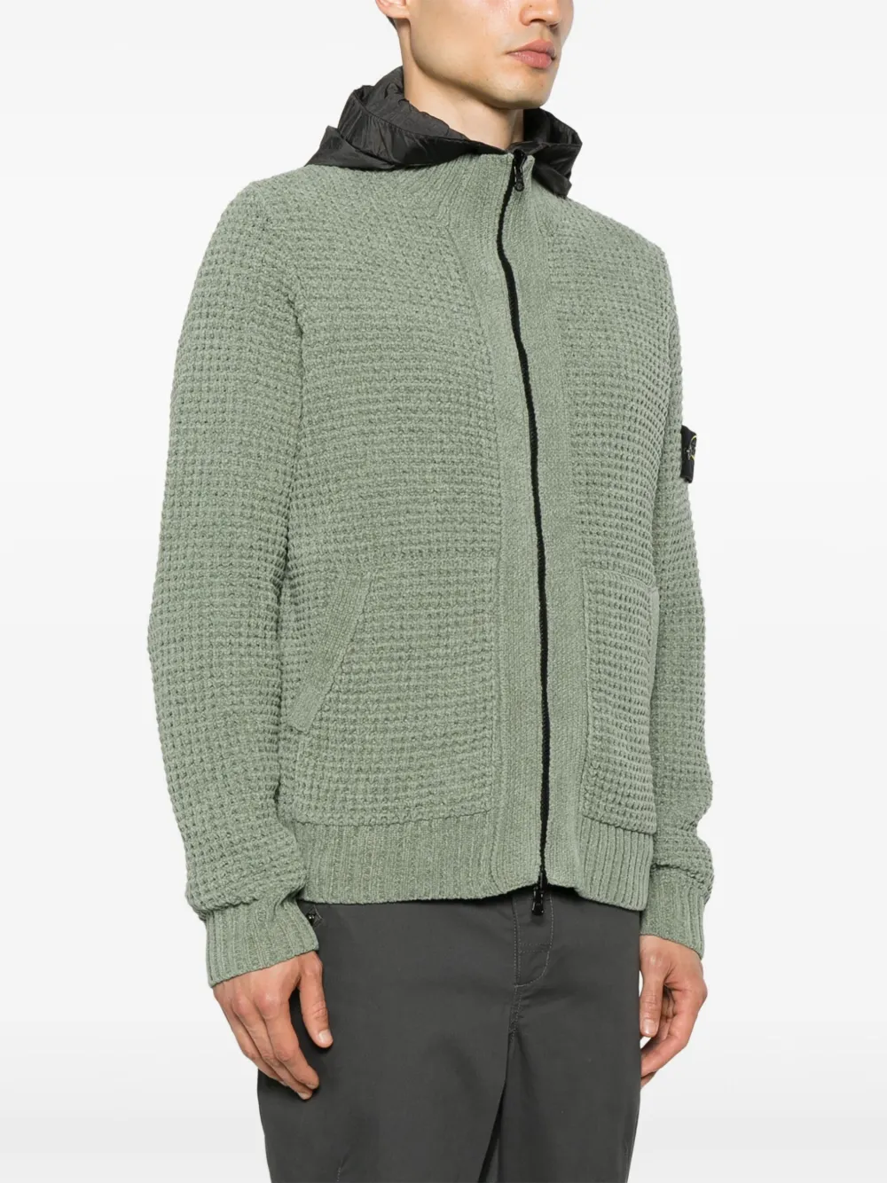 Stone Island Vest met Compass-logopatch Groen