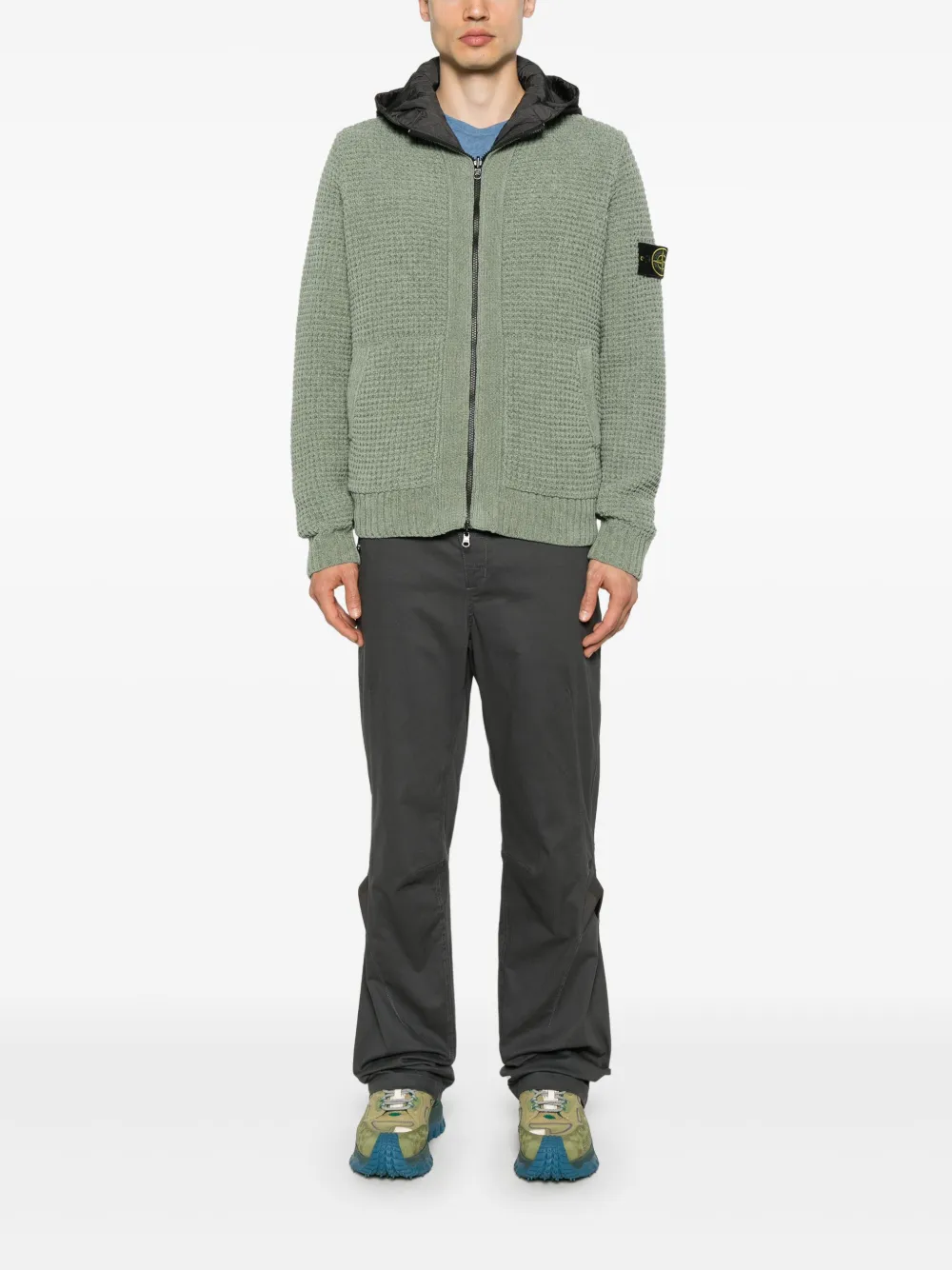 Stone Island Compass-badge cardigan | Cardigans | Image 2