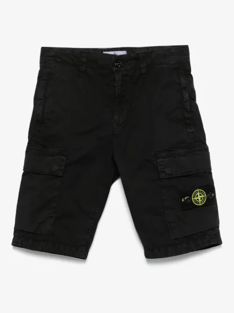 Stone Island Junior Compass-motif shorts