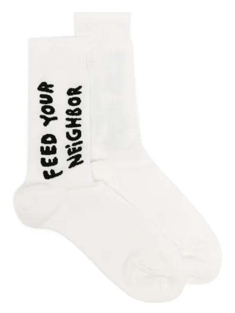 Sky High Farm intarsia-knit socks