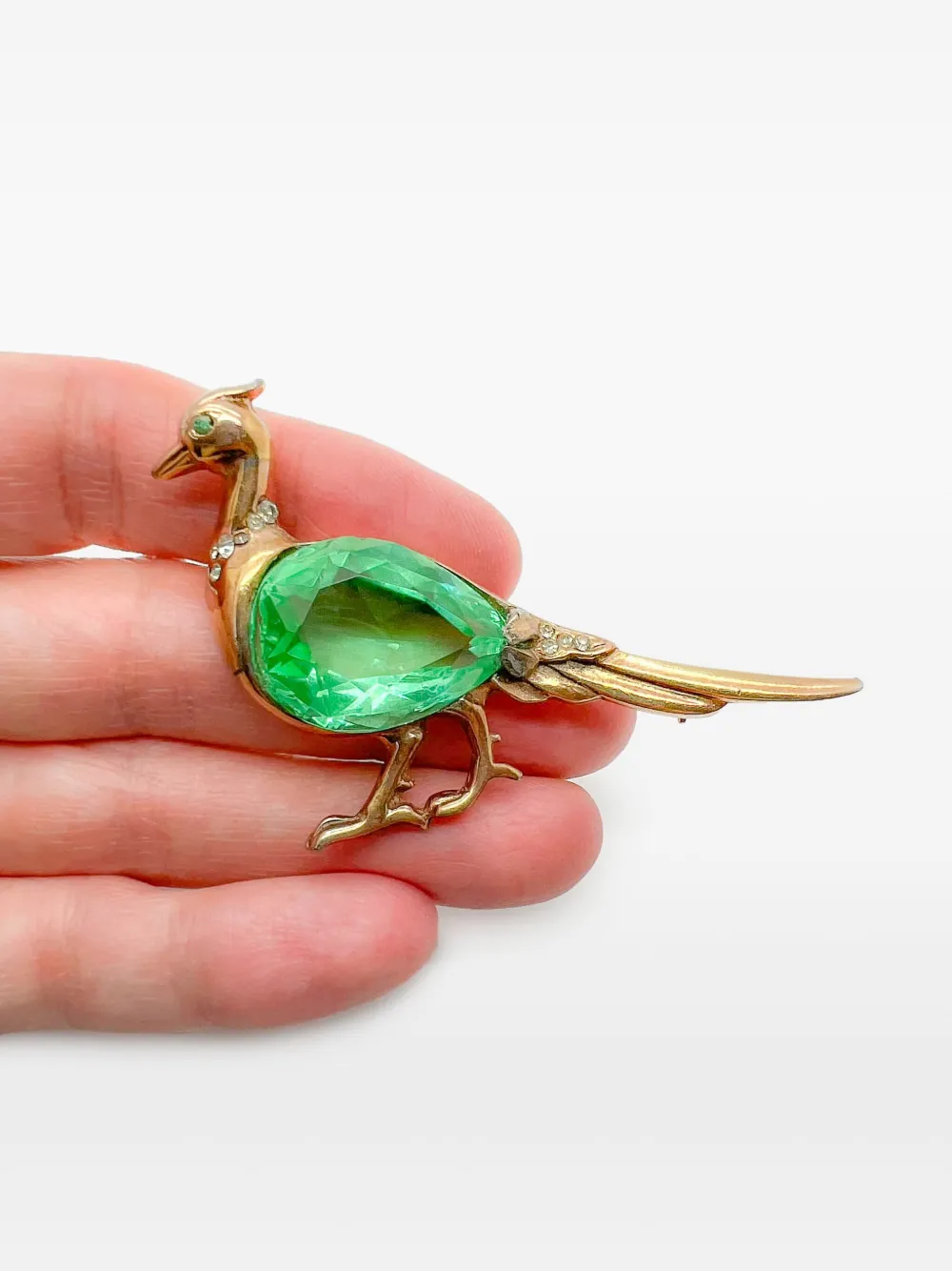 Jennifer Gibson Jewellery Reja Peacock brooch | Image 2