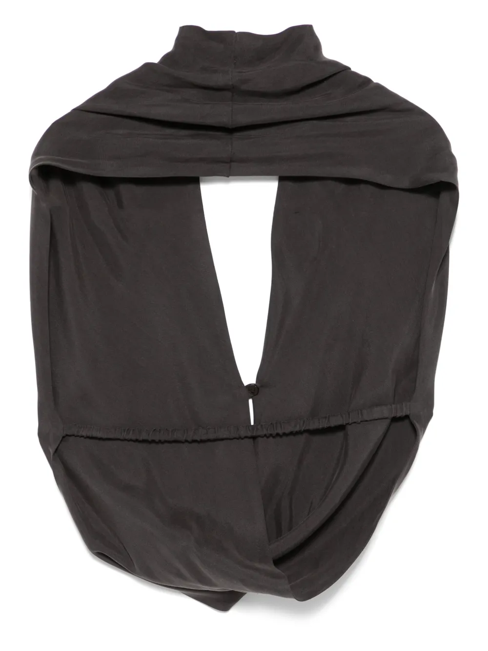ALYSI DRAPED SILK TOP 