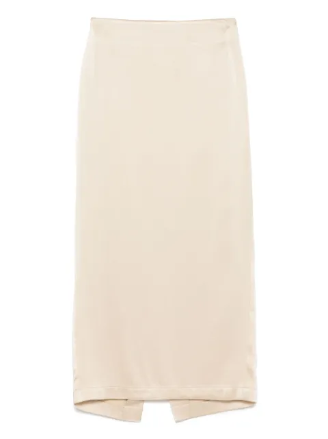 Alysi satin-finish skirt