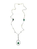 Jennifer Gibson Jewellery 1920s Art Deco Pearl necklace - Gold