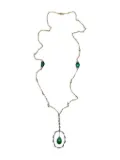 Jennifer Gibson Jewellery 1920s Art Deco Pearl necklace - Gold