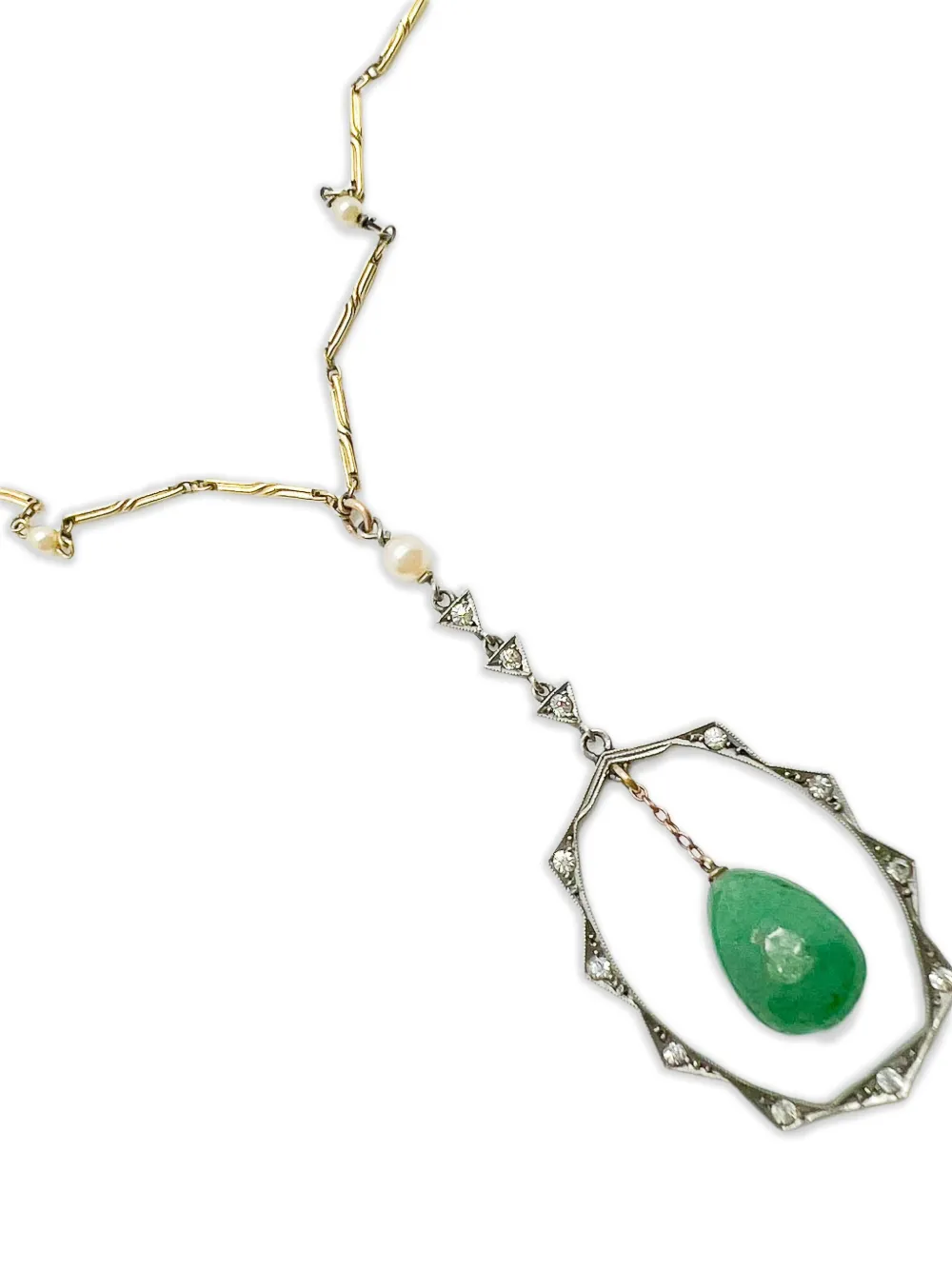 Jennifer Gibson Jewellery 1920s Art Deco Pearl necklace | Image 2