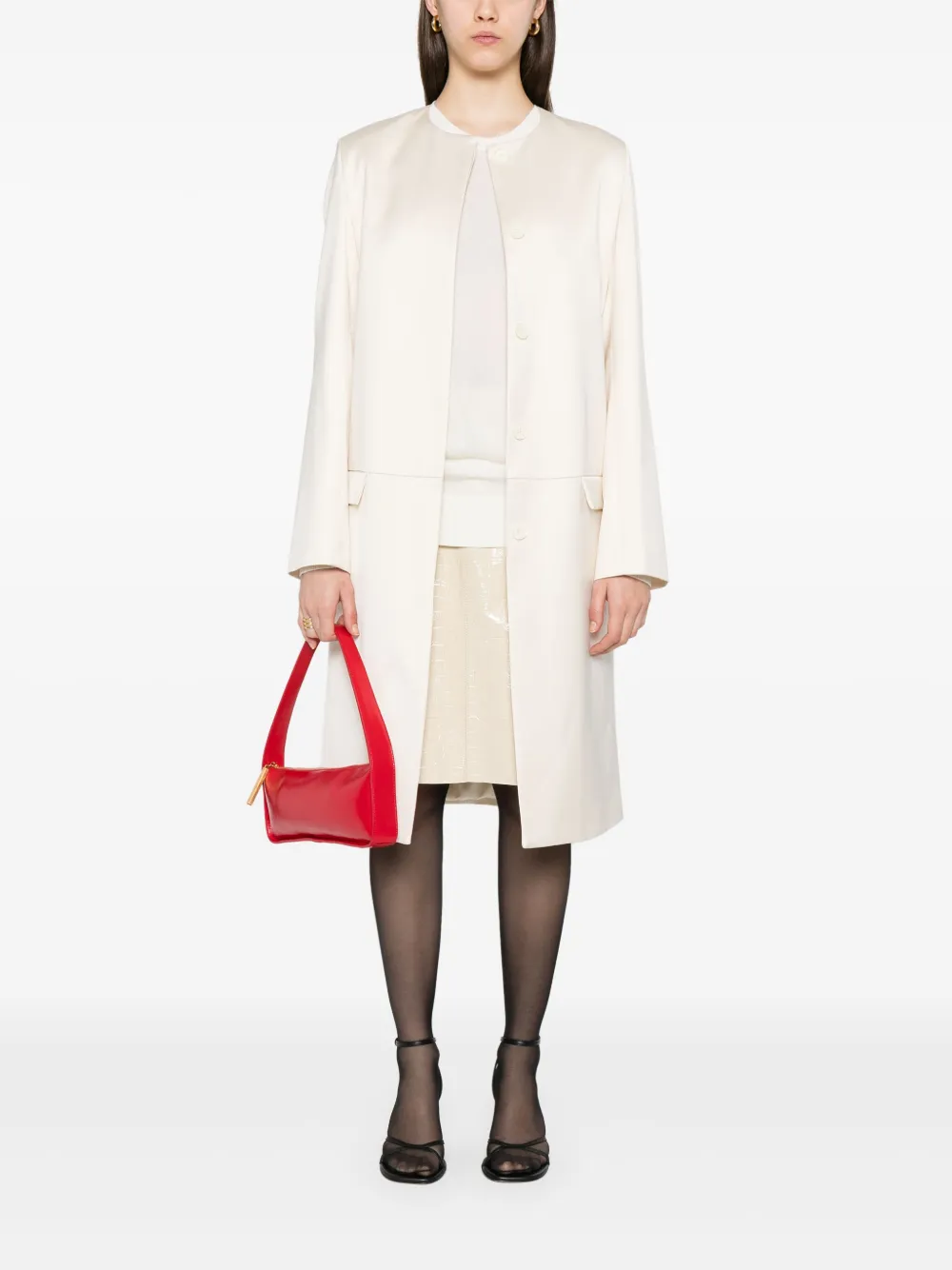 TOTEME crocodile-embossed skirt | High-Waisted Skirts | Image 2