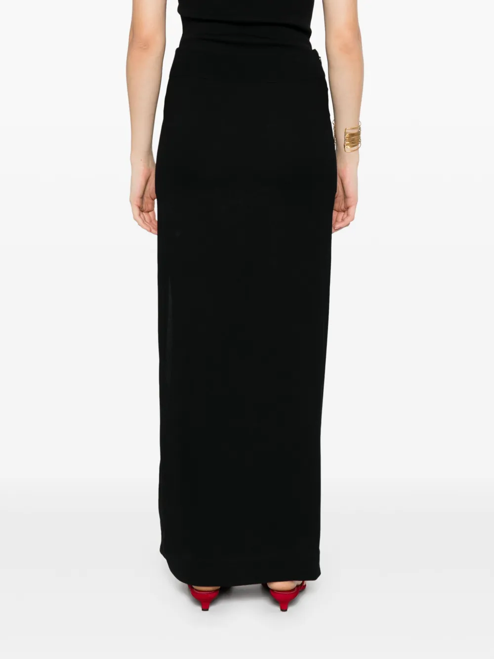 TOTEME High waist rok Zwart