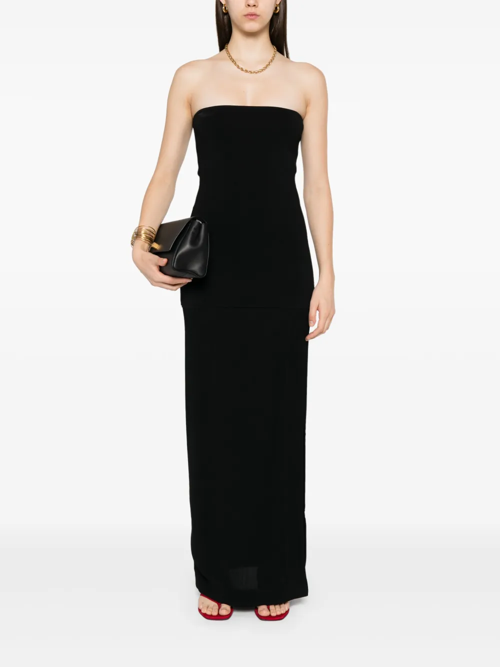 TOTEME High waist rok Zwart