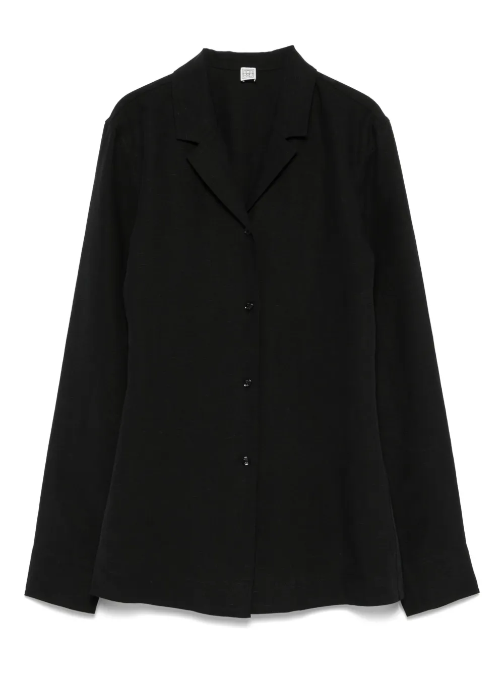 TOTEME chemise à col cranté | noir | Image 1