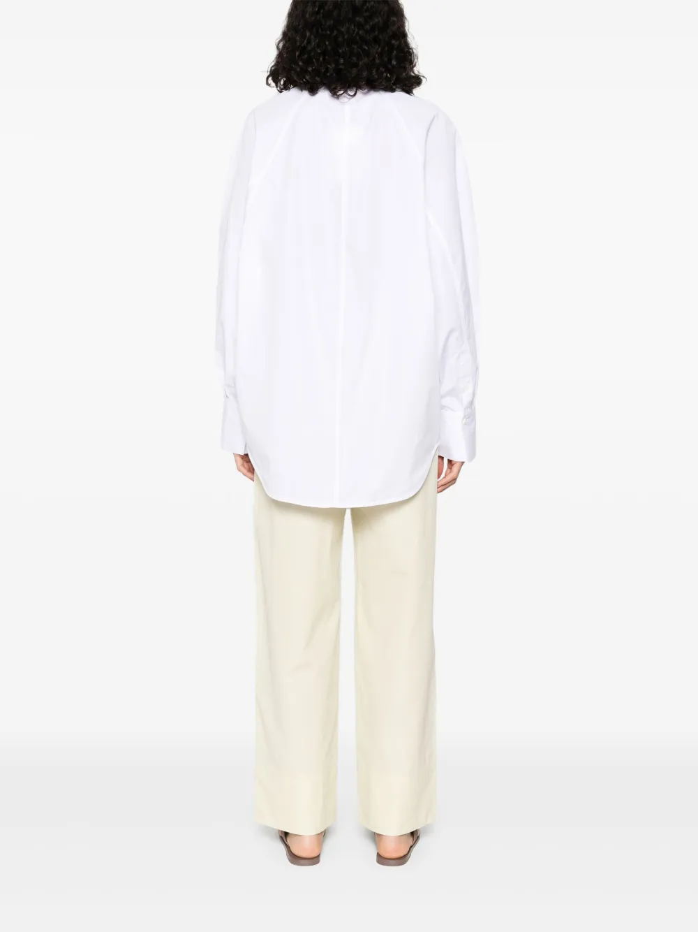 TOTEME Popeline blouse Wit