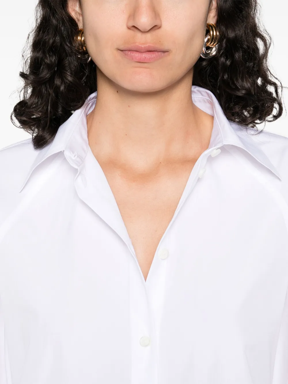 TOTEME Popeline blouse Wit