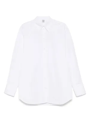 Jil Sander コットンポプリン シャツ | ホワイト | FARFETCH JP