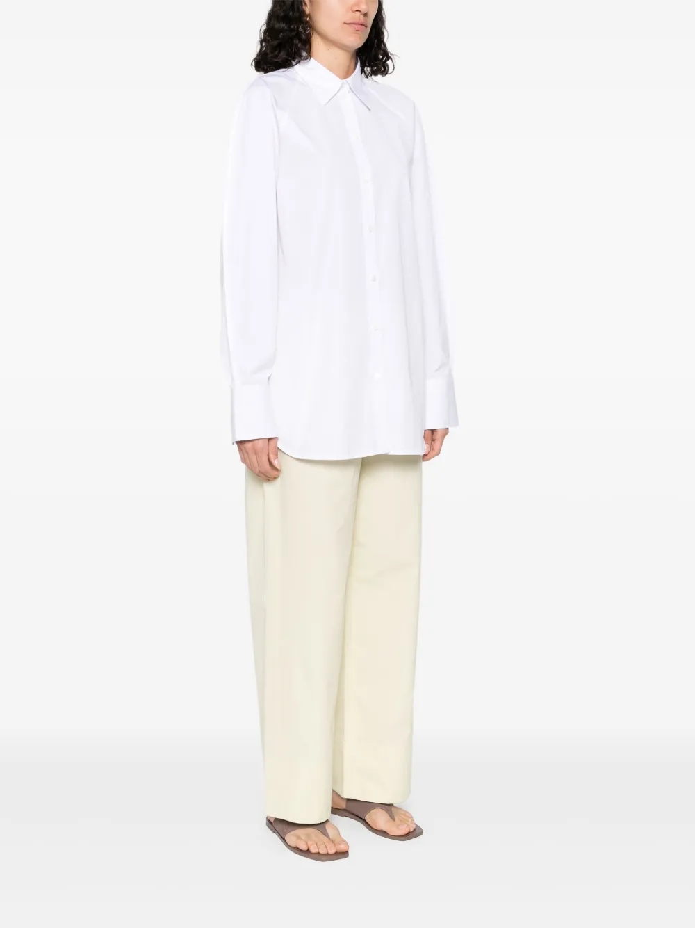 TOTEME Popeline blouse Wit