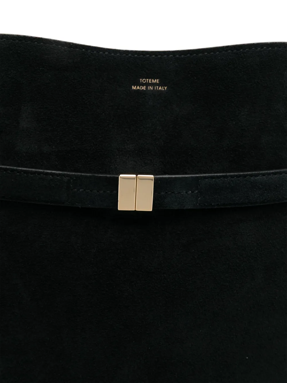 TOTEME Bucket-tas met ceintuur Zwart