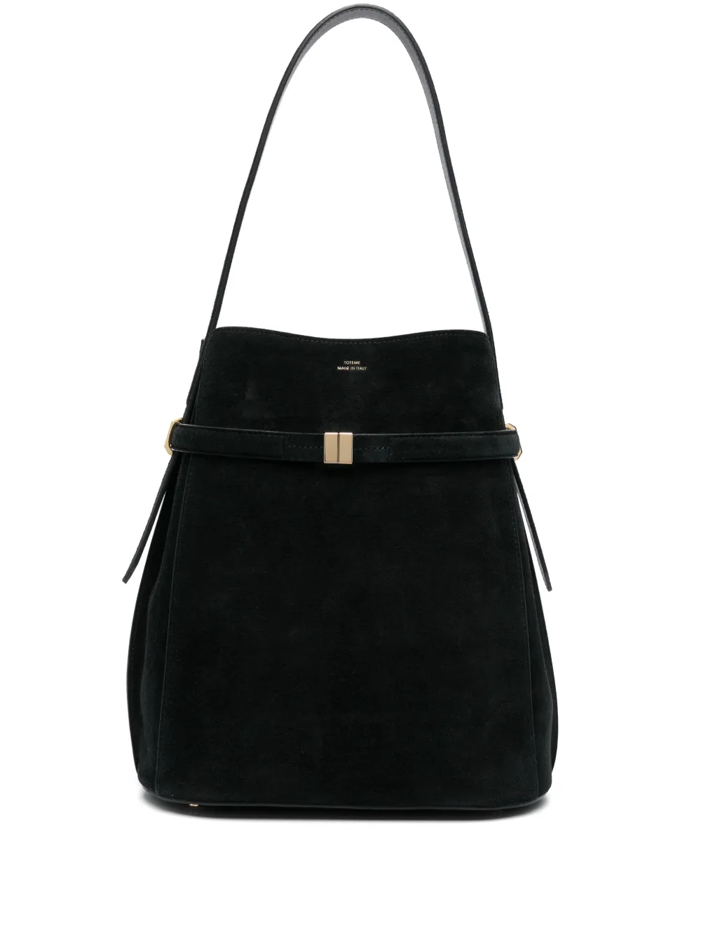 TOTEME belted bucket bag | Black | Image 1