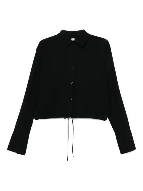 TOTEME drawstring-hem shirt 