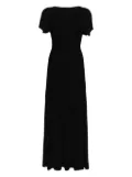 TOTEME knife-pleated maxi dress - Black