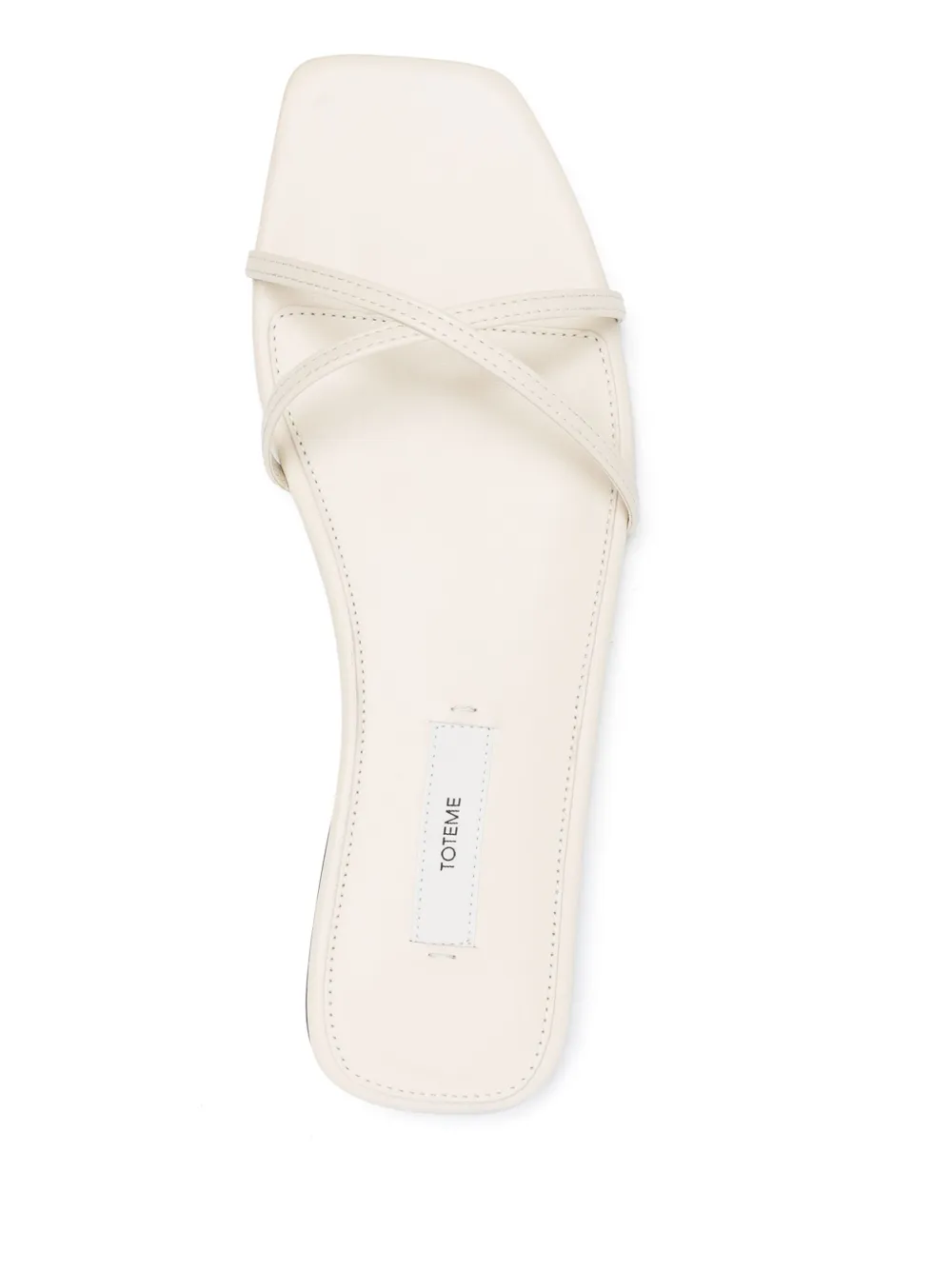 TOTEME leather sandals Neutrals
