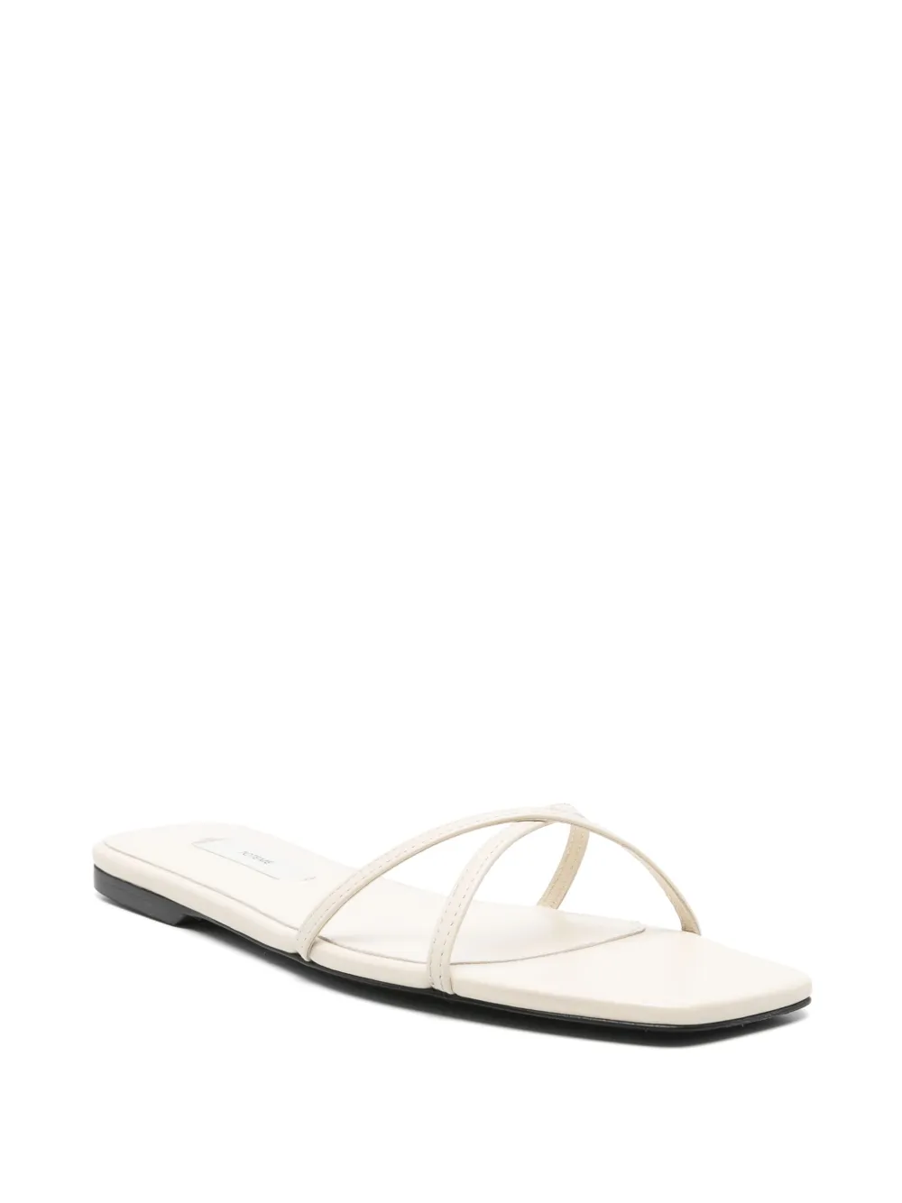 TOTEME leather sandals Neutrals