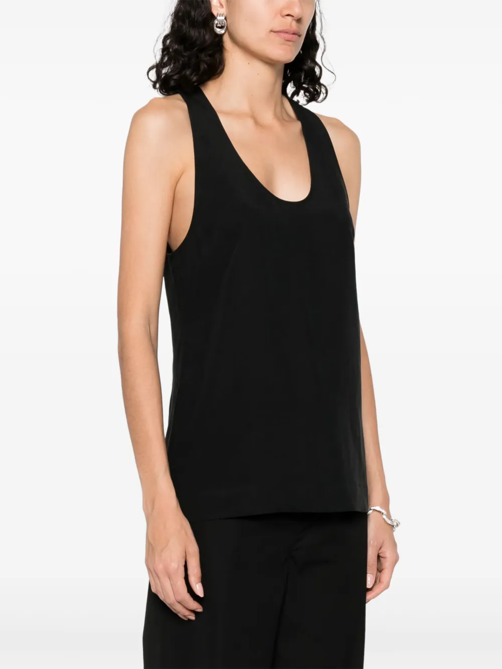 TOTEME Jersey tanktop Zwart