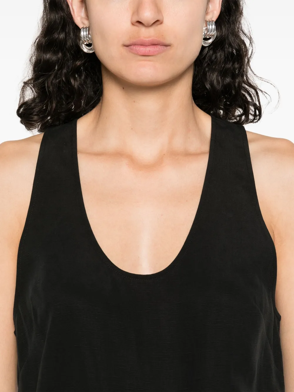 TOTEME Jersey tanktop Zwart