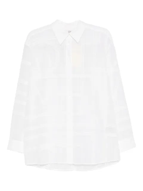 TOTEME Camicia con motivo geometrico