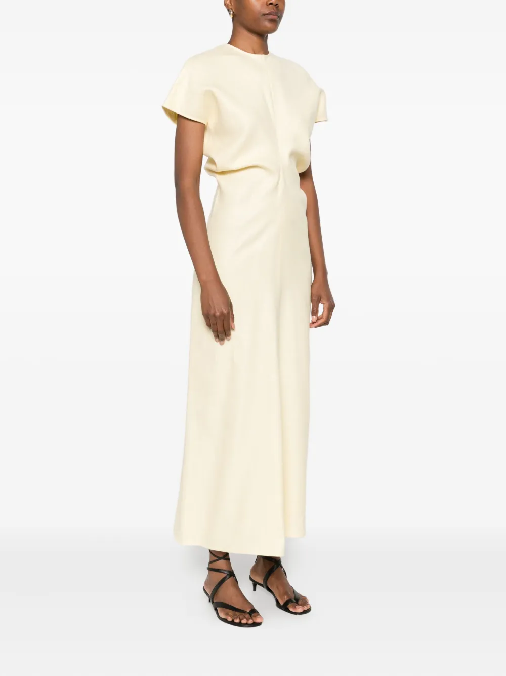 TOTEME Maxi-jurk met soepelvallende taille Beige
