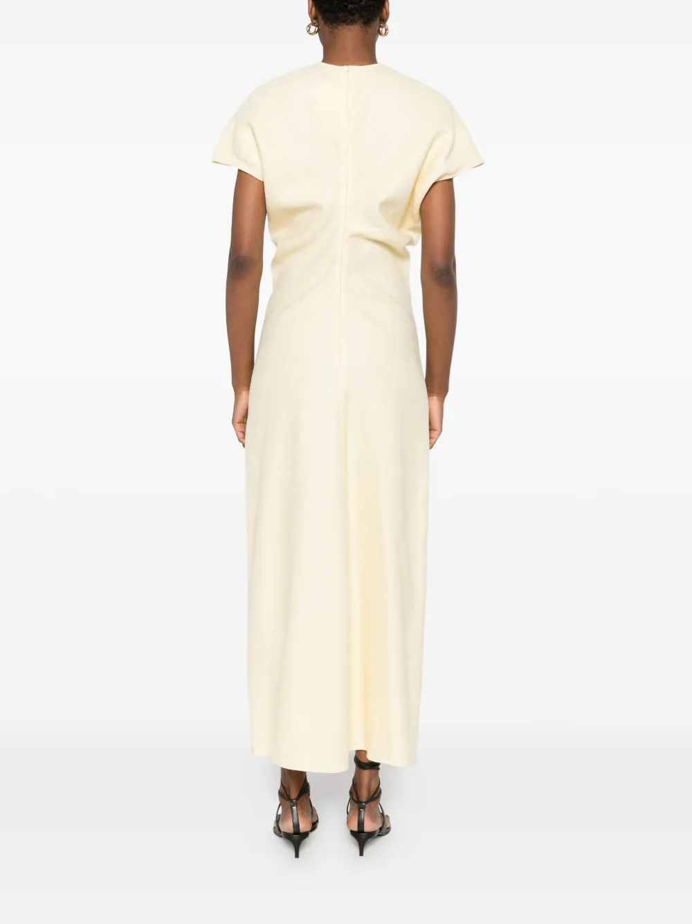 TOTEME Maxi-jurk met soepelvallende taille Beige