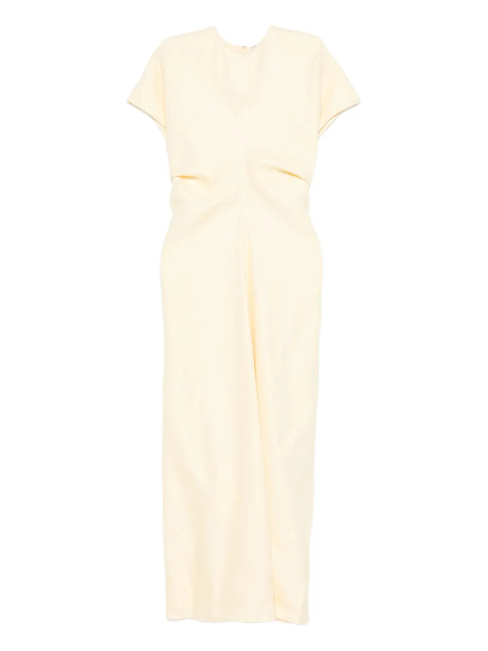 TOTEME Maxi-jurk met soepelvallende taille Beige