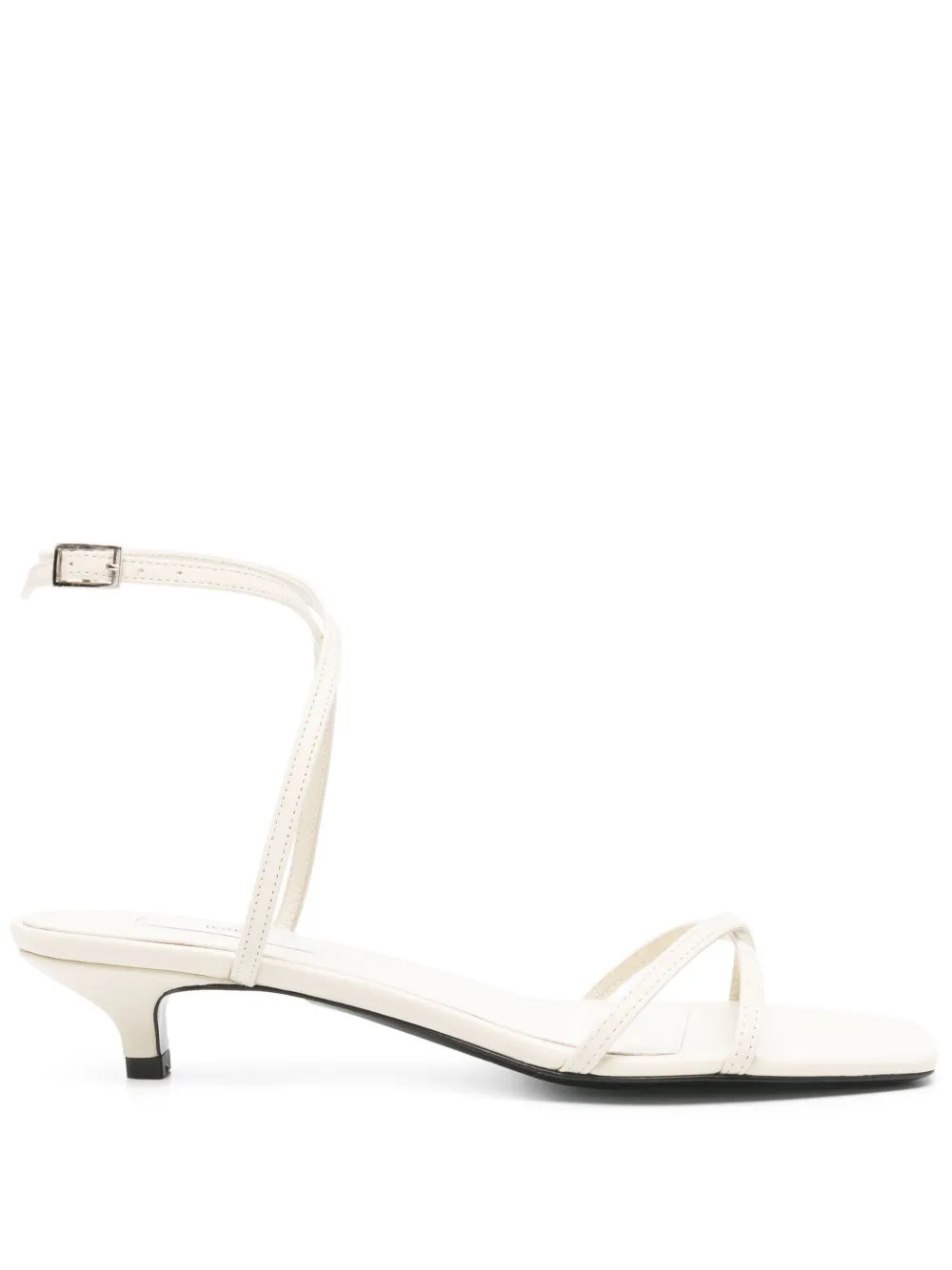 TOTEME 50mm leather sandals Neutrals