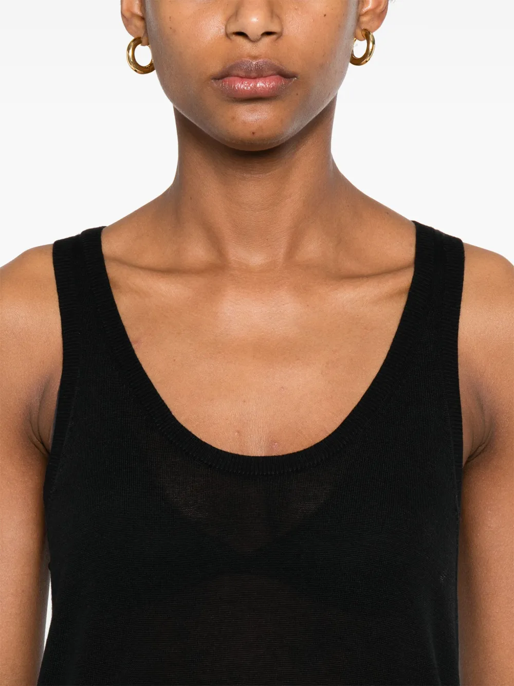 TOTEME Gebreide tanktop Zwart