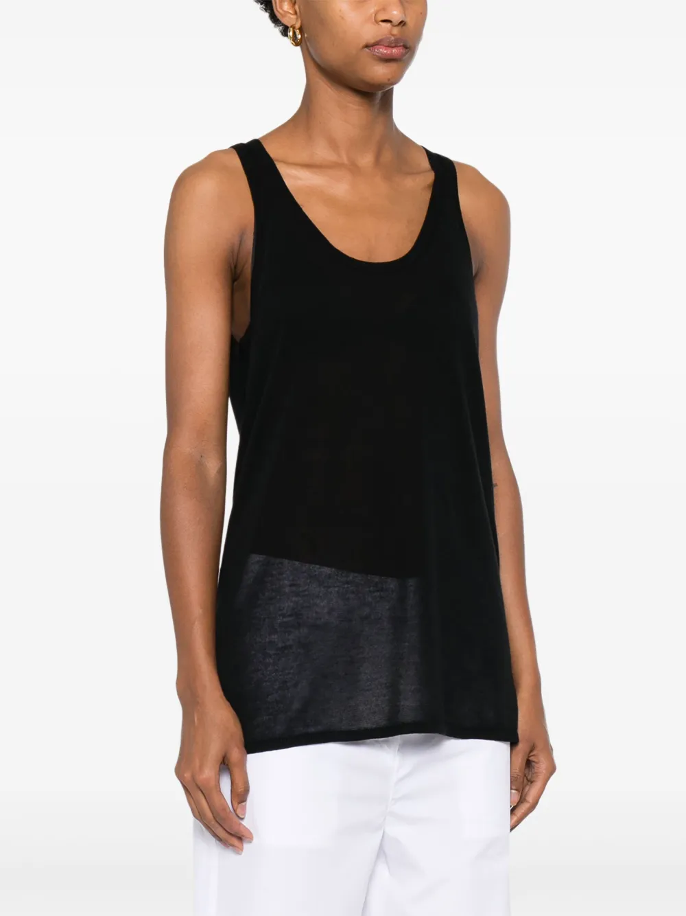 TOTEME Gebreide tanktop Zwart