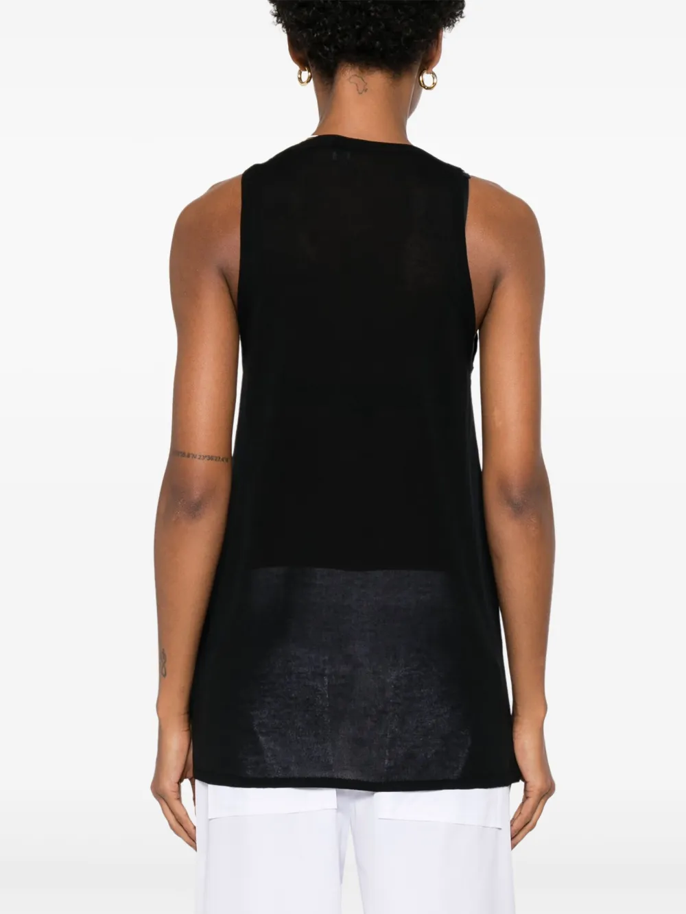 TOTEME Gebreide tanktop Zwart