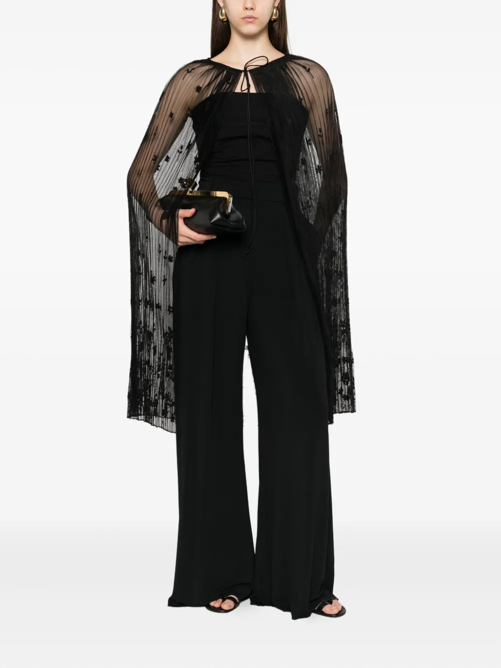 TOTEME floral tulle cape | Capes | Image 2