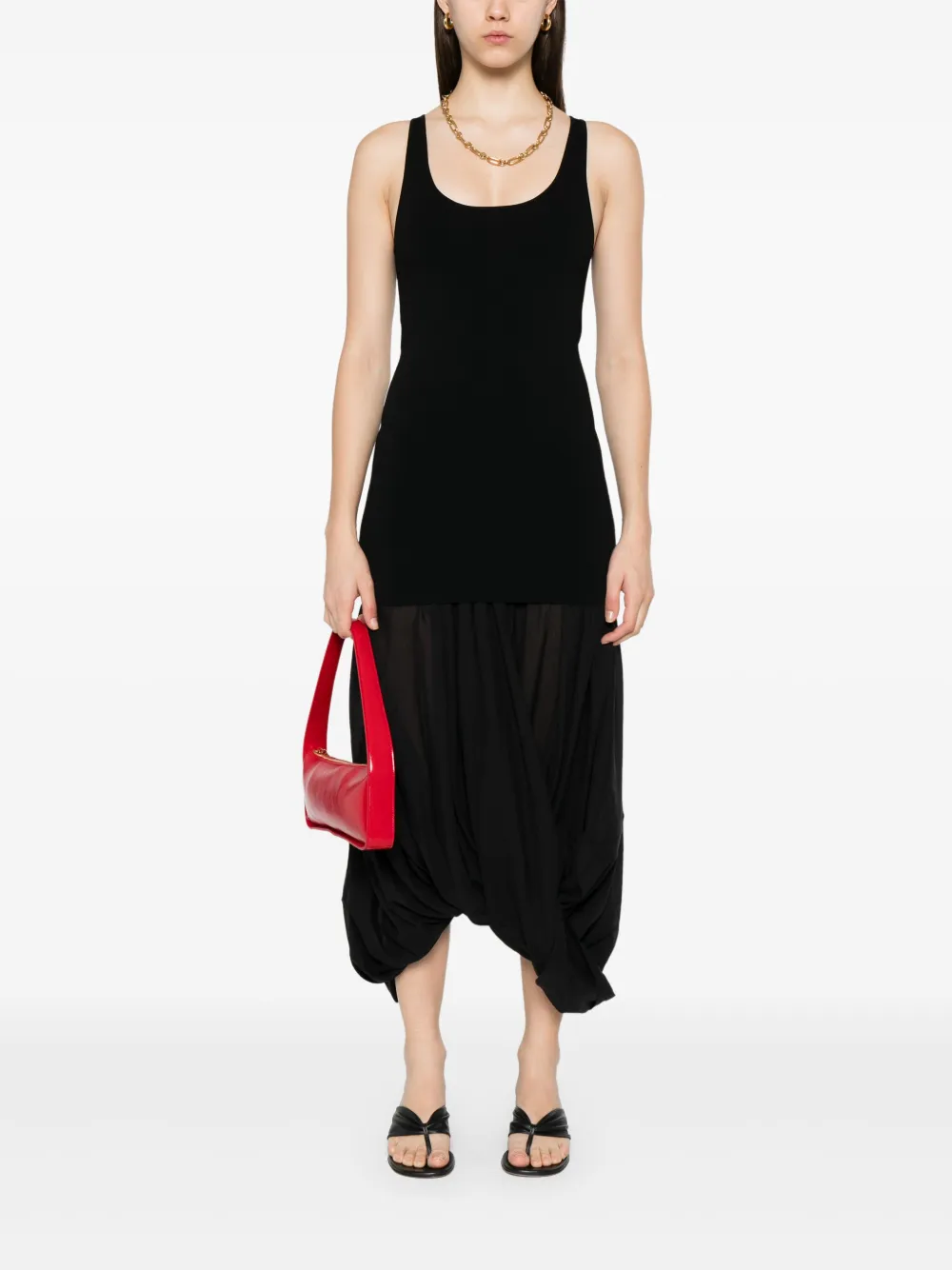 TOTEME Cocon jurk - Zwart
