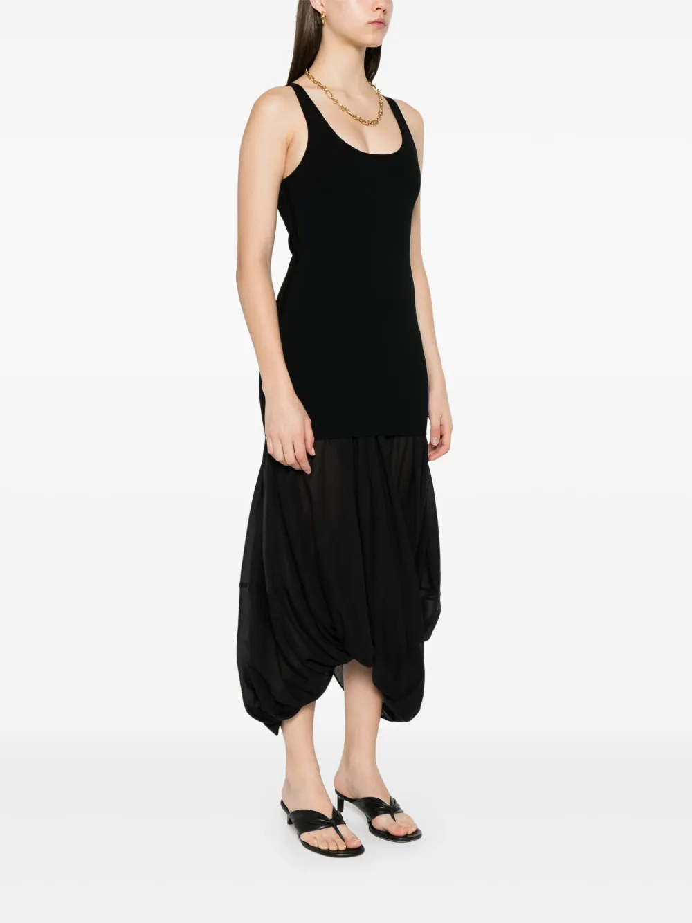 TOTEME Cocon jurk Zwart