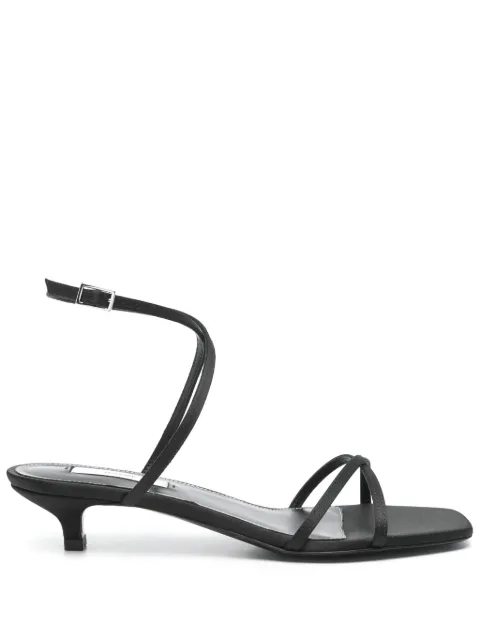 TOTEME 50mm satin crossover sandals