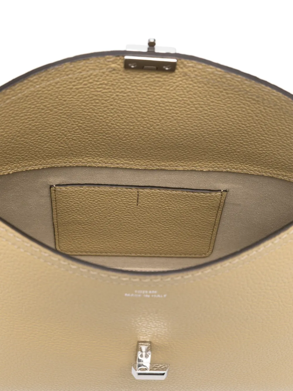 TOTEME T-Lock leren shopper Groen