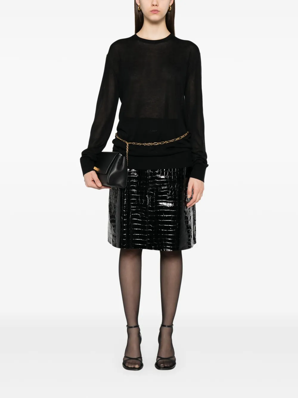 TOTEME T-shirt met lange mouwen Zwart